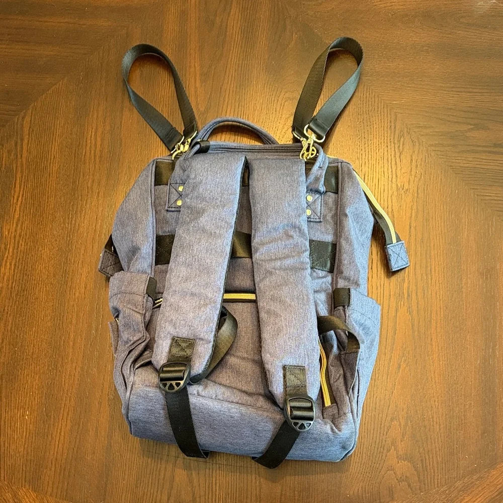 Cosyland Diaper Bag Backpack Blue Baby Bag Changing Pad Multi Pocket Travel